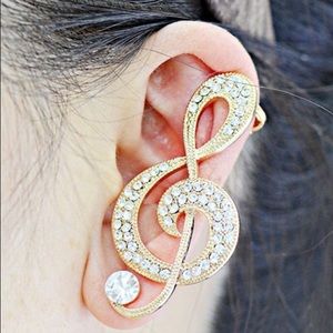 Musical Note Ear Cuff