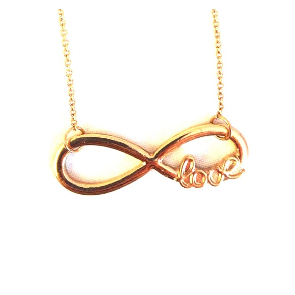 Infinity Sign Gold Necklace