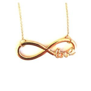 Infinity Sign Gold Necklace