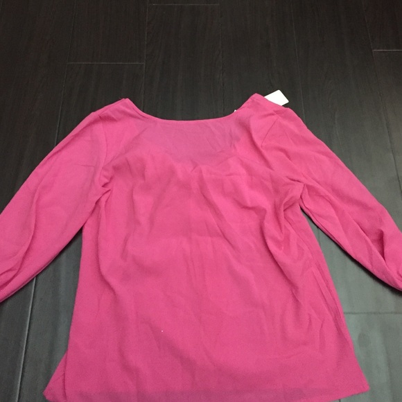 Bright pink top