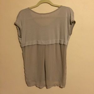 Zara sheer back T shirt. Size S.