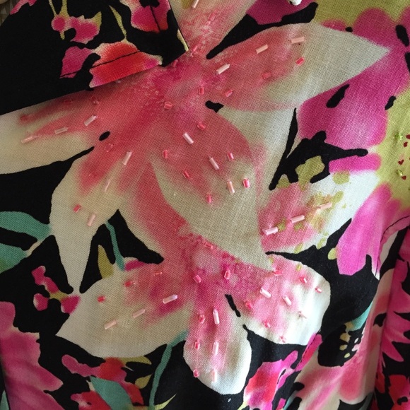 Flowery jacket/top - Picture 2 of 2