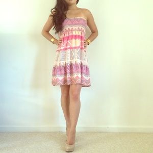 ❌SOLD❌ Sabo skirt style strapless dress