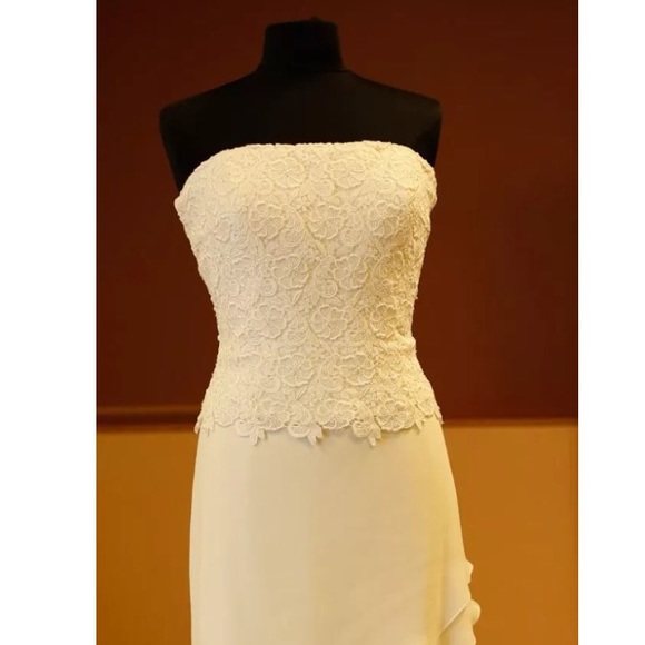 White Lace Wedding Dress NWT 12