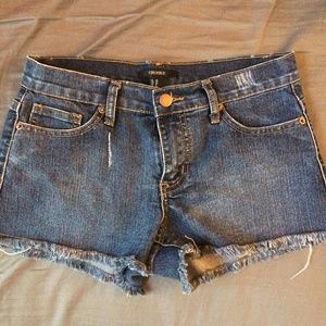 Denim shorts