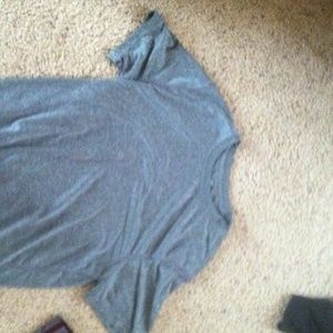 Plain grey compression shirt
