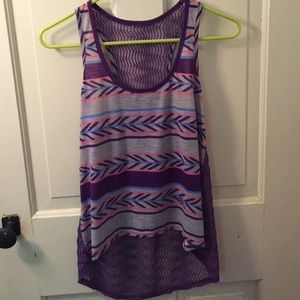 Purple tank top