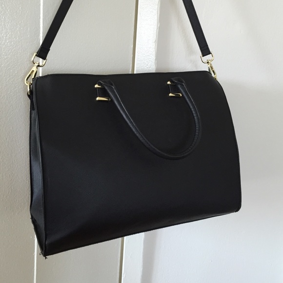 H&M black laptop tote/purse