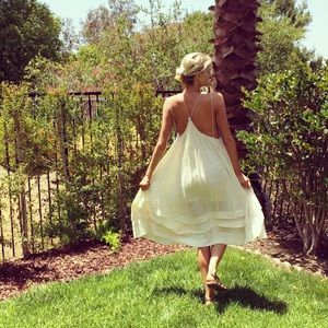 Free People Backless Tea Dress