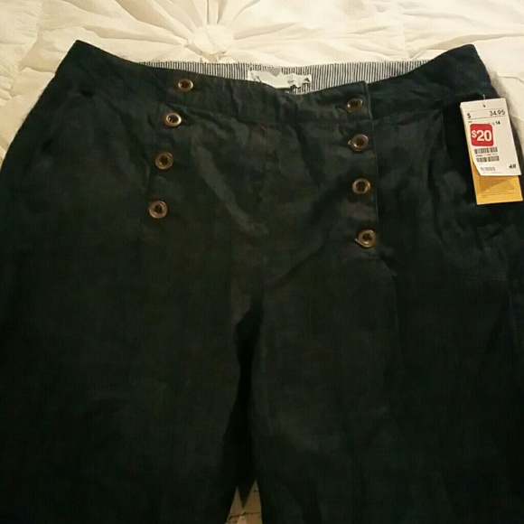 H and M high wasted Saylor wide leg Jean's 14/32 L