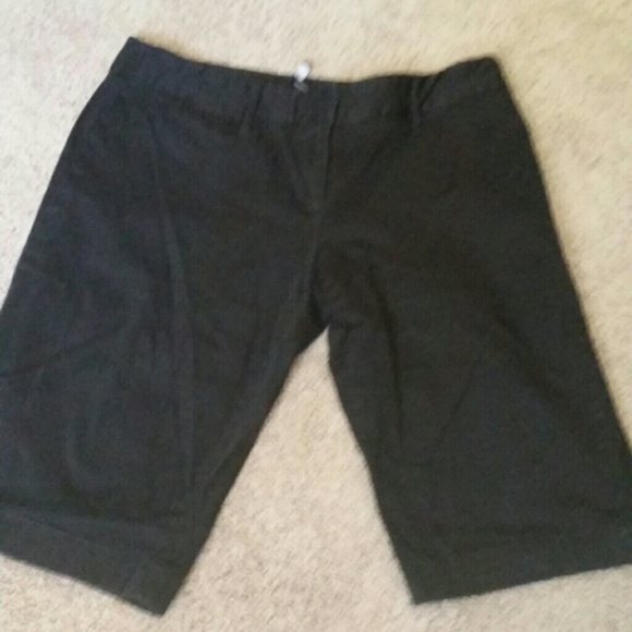 Black capris from The Limited