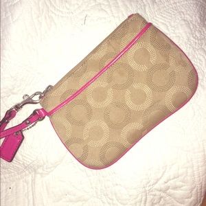 Coach wristlet