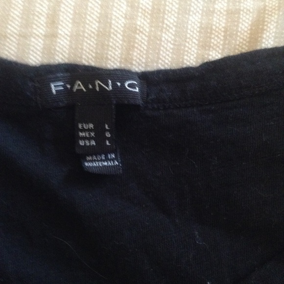 Black top with Pink designs - Picture 2 of 2