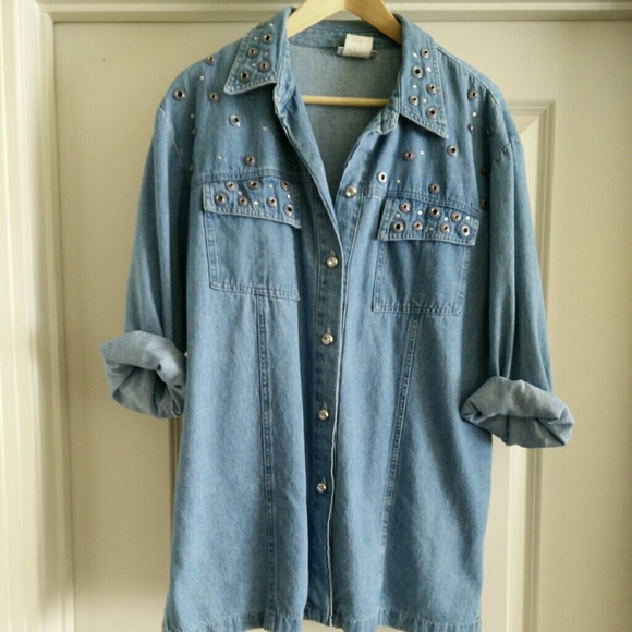 Vintage Denim Button Shirt