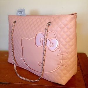 Pastel Pink Hello Kitty Sanrio Quilt Bag