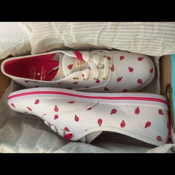 BNIB Kate Spade ladybug Keds