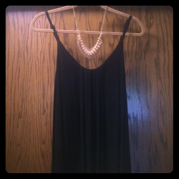 Cynthia Rowley black maxi dress