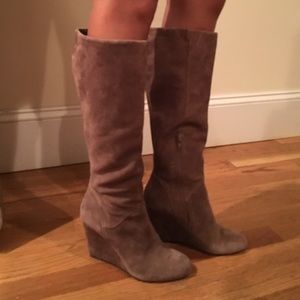 BCBG Generation Wedge Suede Boots