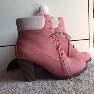 Pink Bella Marie Heel Booties