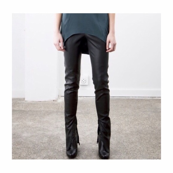 NEW Schai Leather Leggings