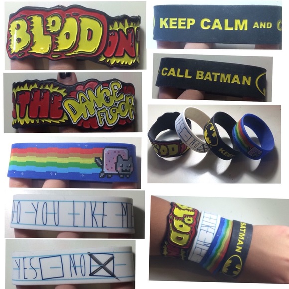 Rubber bracelets