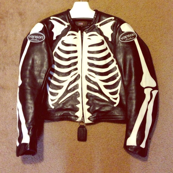 vanson leather bones jacket