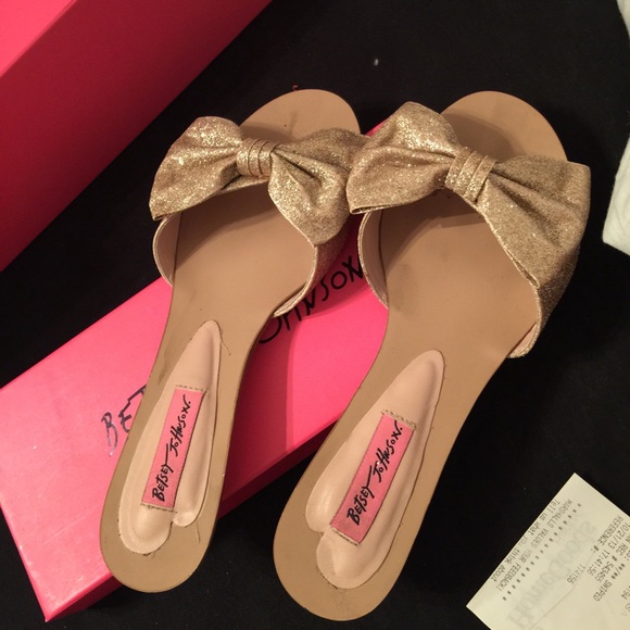 Betsey Johnson Bow Sandals