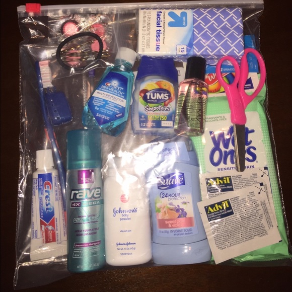 Wedding Day bridal party emergency kit