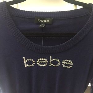 Long sleeved bebe top