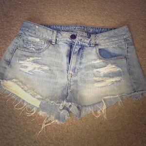 High waisted shorts