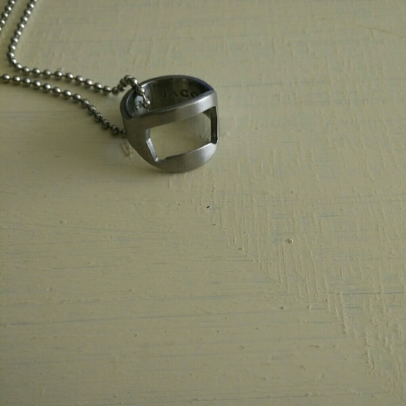 Marc jacobs botton opener necklace