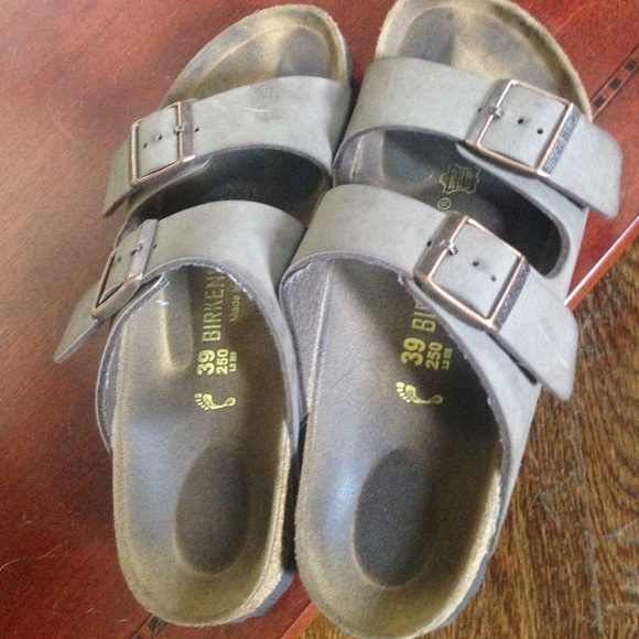Light brown Birkenstocks