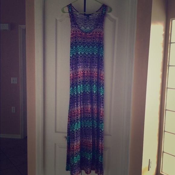 Forever 21 Aztec Long Dress