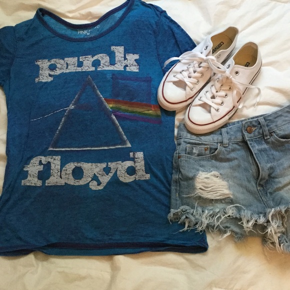 🌻Pink Floyd Burnout Pocket Tee🌻
