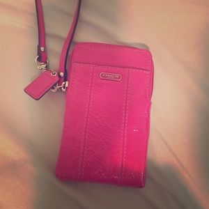 Coach Phone Wristlet