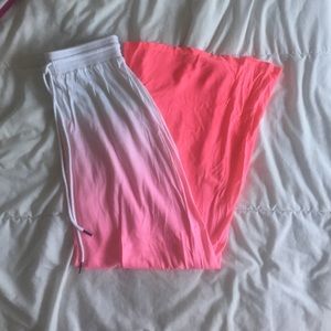 Pink dip dyed maxi skirt