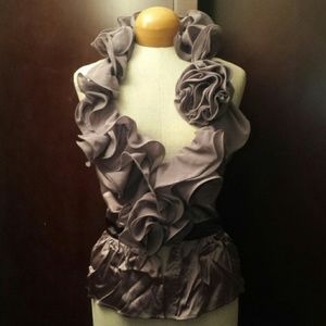 Bebe Ruffle Halter