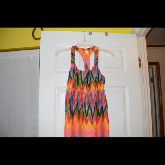 Multicolor chevron maxi!!