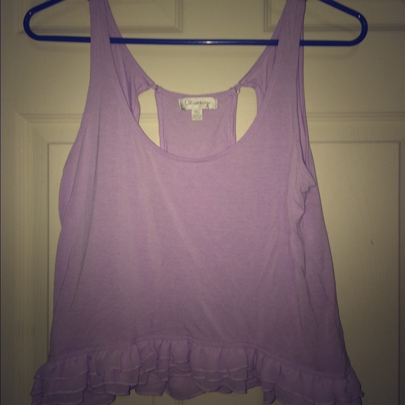 Cute purple crop top
