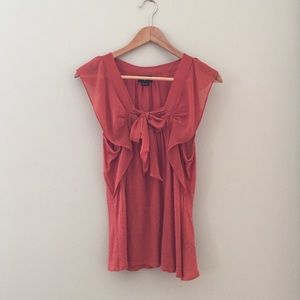 Anthropologie Deletta Top in Burnt Orange