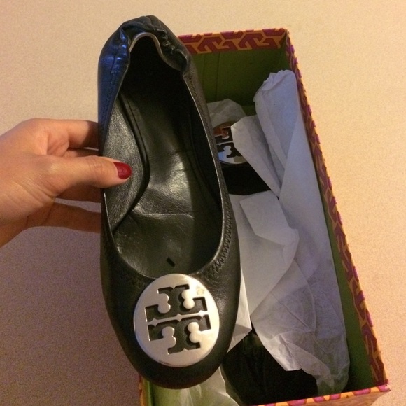 Tory Burch Reva Ballet black/silver