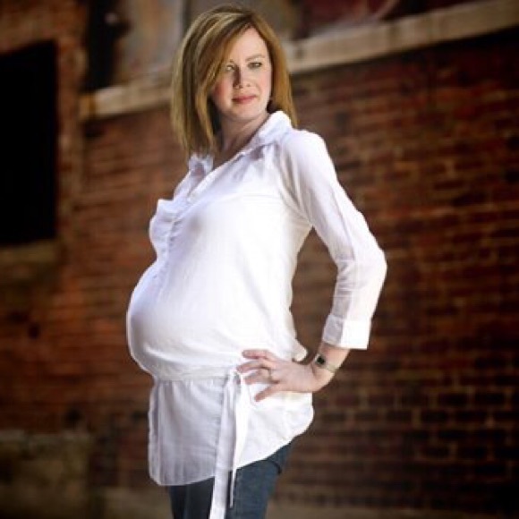 GAP Maternity Popover Shirt