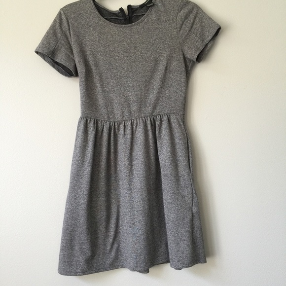 Cute grey skater dress