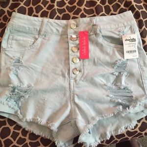 High waist shorts