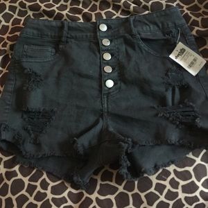 High waist shorts