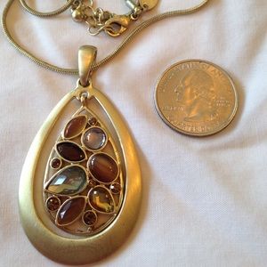 Lia Sophia Almondine gold necklace