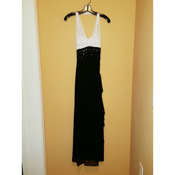 Black & White Prom Dress