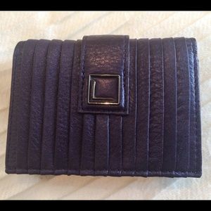 LODIS Corso Petite Card Case w/Key Chain, eggplant