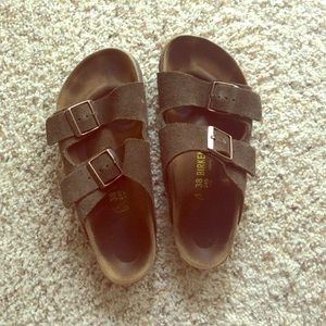 Chocolate suede Arizona Birkenstock