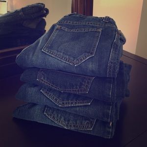 4 pairs of Boys Old Navy Denim Jeans Size 10